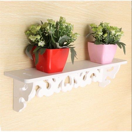 Floating White Wall Mounted Shelves - EK CHIC HOME