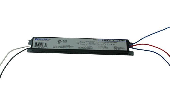 Fluorescent eBallast, 2 F32T8 Linear Lamp, Instant Start, 120Vac, 50-60Hz,                               Normal Ballast Factor, NPF, Model ISU232T8120 BA (Replaces Model ISU232T8120 /B)