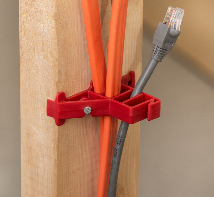 Gardner Bender MCS-20W SnapSHOT Multi-Cable Staple, Red, (20/pk)