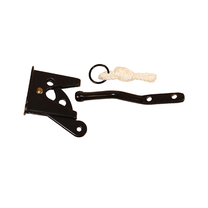 Gate Latch Black - Shed Windows and More, Inc.