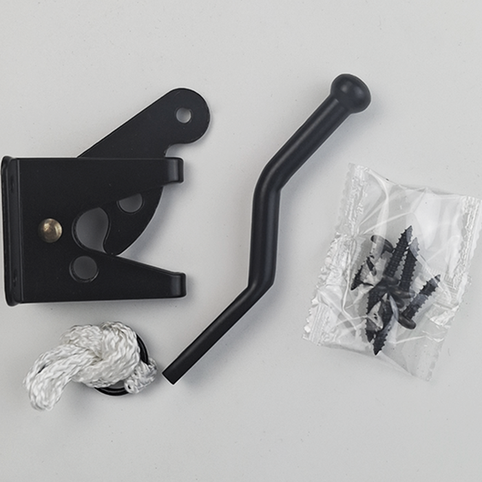 Gate Latch Black - Shed Windows and More, Inc.