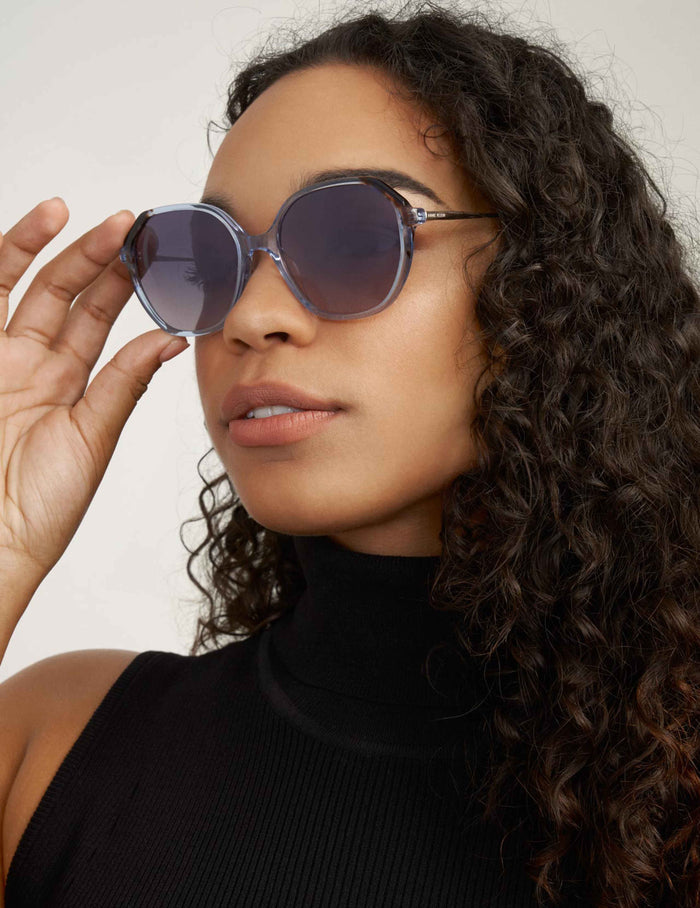 Anne Klein  Geometric Sunglasses