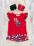 Georgia Floral Ruffle Outfit