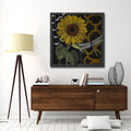 'Gilt Slate Flora No. 4' Wrapped Canvas Wall Art