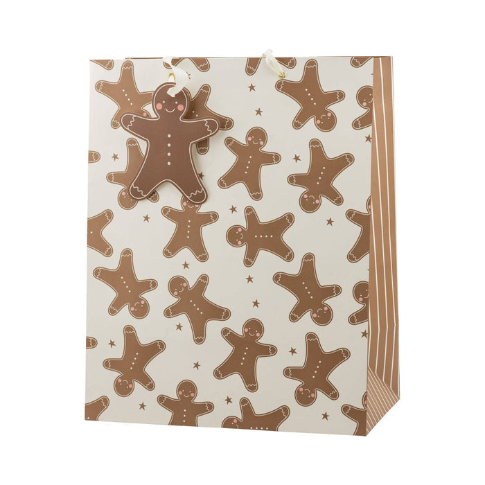 Gingerbread Holiday Gift Bags (Set of 3) - bubblegum market