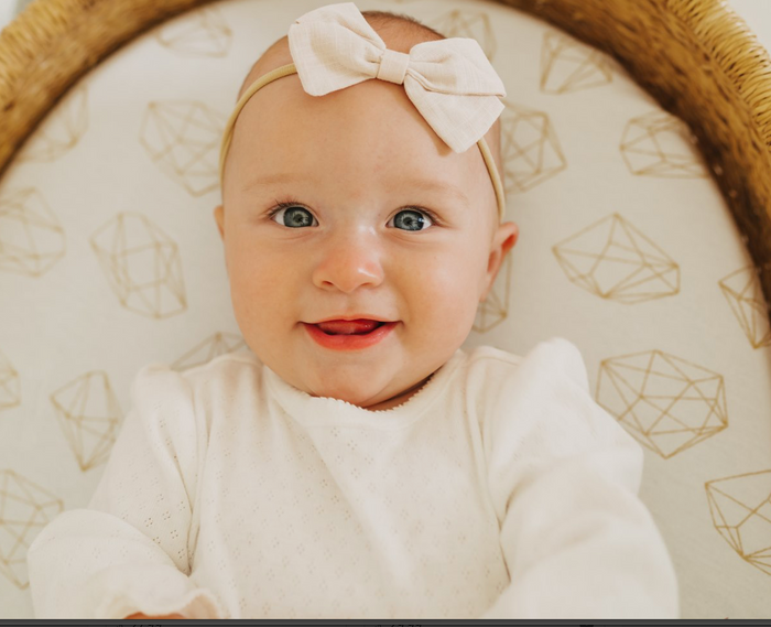 Nodnal Co Gold Bassinet Fitted Sheet Set - Premium Baby Bedding & Essentials