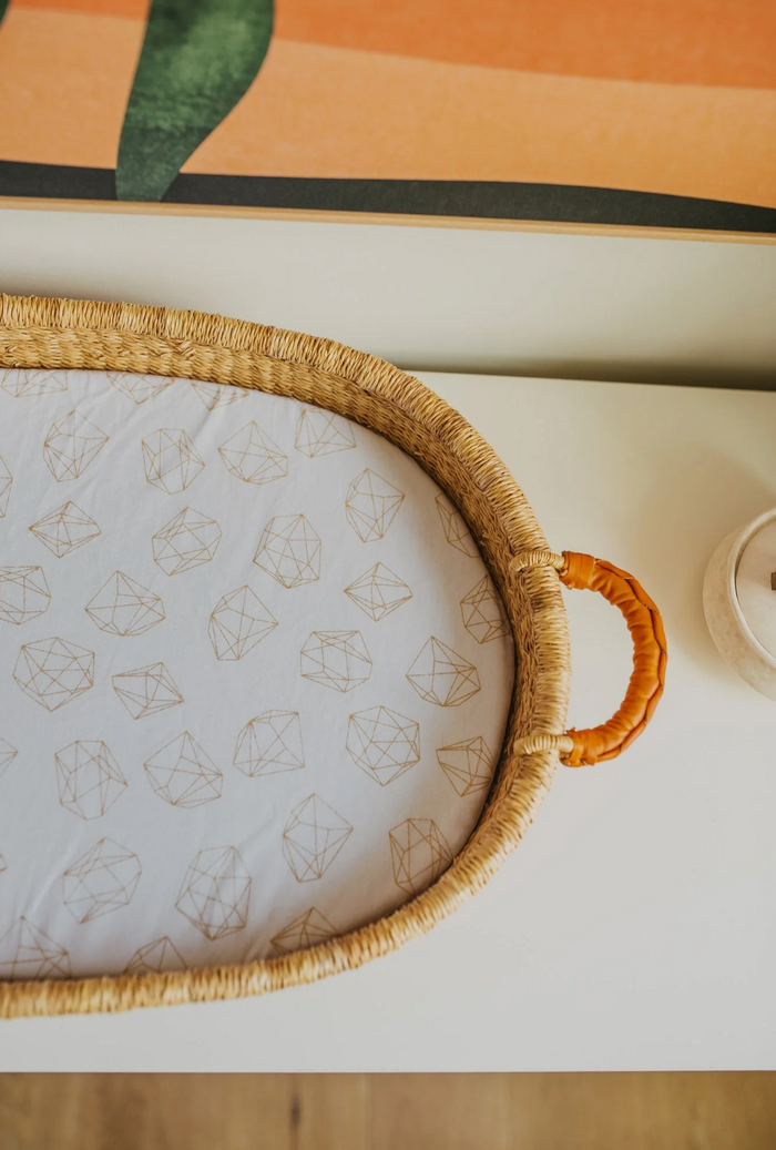 Nodnal Co Gold Changing Pad Cover Set - Premium Baby Bedding & Essentials