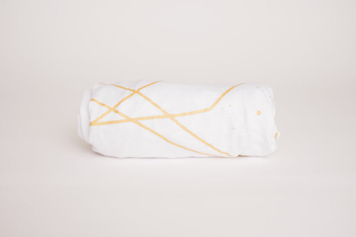 Nodnal Co Gold Geometric Changing Pad Cover - Premium Baby Bedding & Essentials