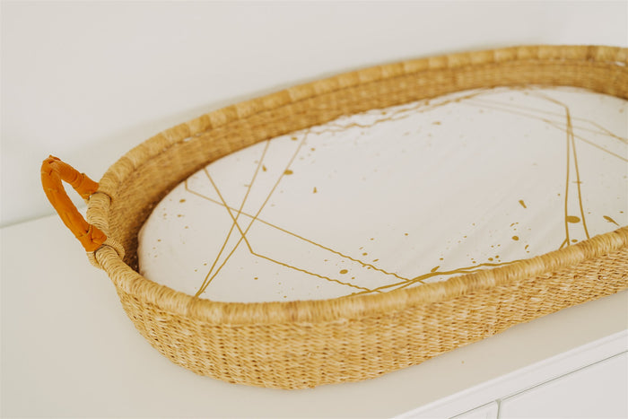 Nodnal Co Gold Geometric Changing Pad Cover - Premium Baby Bedding & Essentials