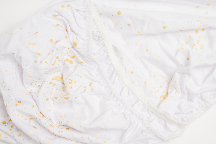 Nodnal Co Gold Speckled Changing Pad Cover - Premium Baby Bedding & Essentials