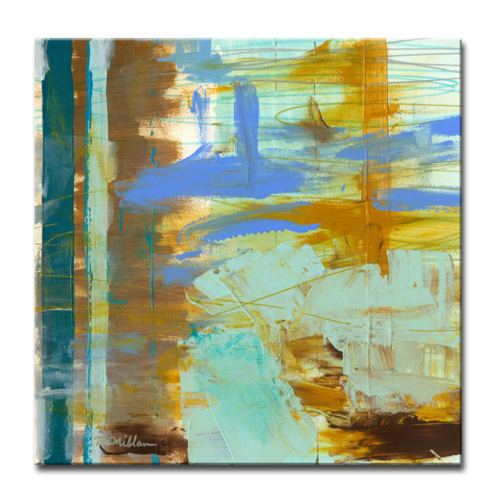 'Goldrush' Wrapped Canvas Wall Art