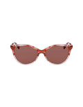 Anne Klein Blush Gradient Gradient Uplifting Rectangle Sunglasses