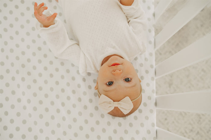 Nodnal Co Gray Mini Crib Fitted Sheet Set - Premium Baby Bedding & Essentials