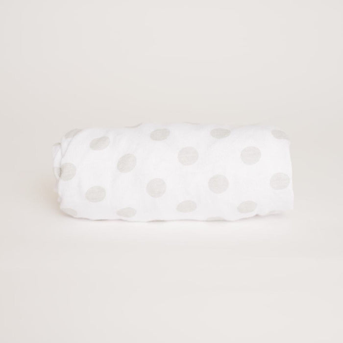 Nodnal Co Gray Polka Dot Bassinet Sheet - Premium Baby Bedding & Essentials