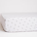 Nodnal Co Gray Polka Dot Toddler Bed Sheet - Premium Baby Bedding & Essentials