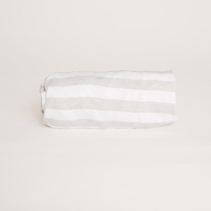 Nodnal Co Gray Stripe Bassinet Sheet - Premium Baby Bedding & Essentials