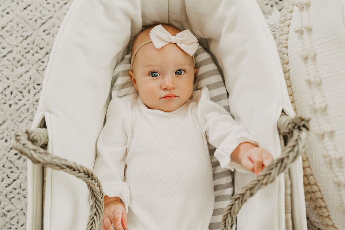 Nodnal Co Gray Stripe Bassinet Sheet - Premium Baby Bedding & Essentials