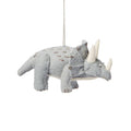 Gray Triceratops Felt Ornament - bubblegum market