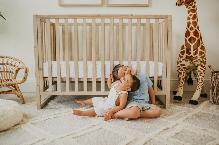 Nodnal Co Gray Zigzag Fitted Crib Sheet - Premium Baby Bedding & Essentials