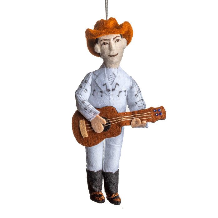Hank Williams Sr. Felt Ornament - bubblegum market