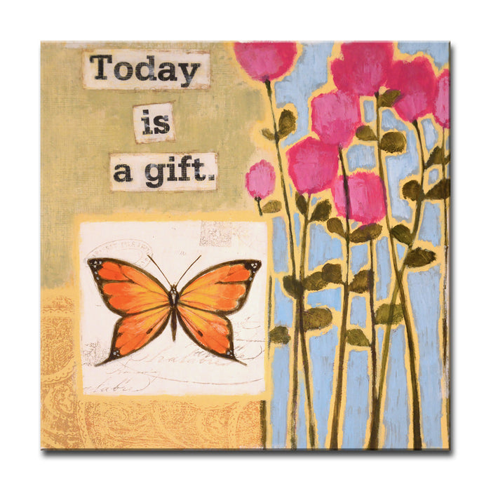 Happy Thoughts No. 1' Wrapped Canvas Wall Art