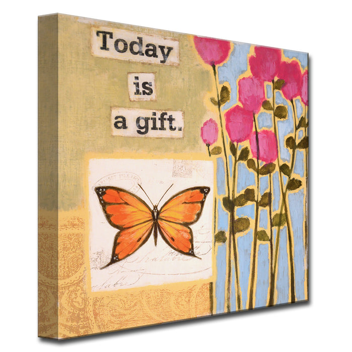 Happy Thoughts No. 1' Wrapped Canvas Wall Art