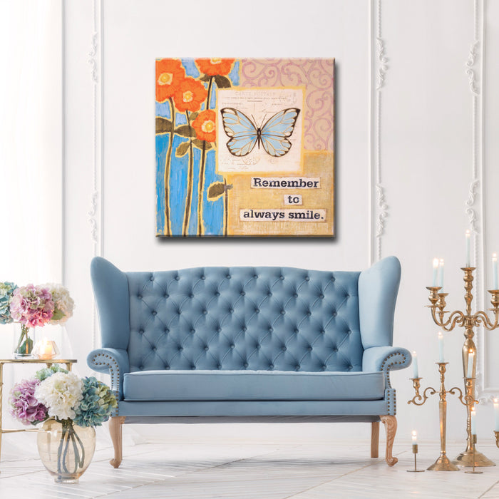 Happy Thoughts No. 2' Wrapped Canvas Wall Art