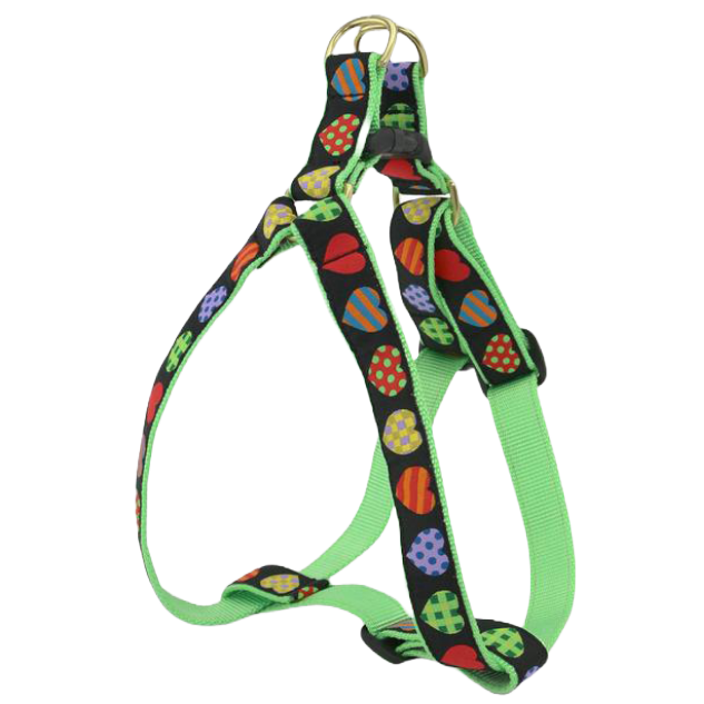 COLORFUL-HEARTS-DOG-HARNESS
