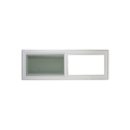 Horizontal Window 36" x 12" Double Pane Tempered Glass Front