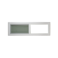 Horizontal Window 48" x 12" Double Pane Tempered Glass Front