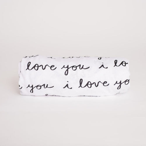 Nodnal Co "I Love You" Bassinet Sheet - Premium Baby Bedding & Essentials
