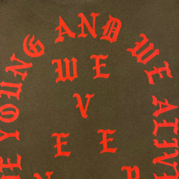 The Life of Pablo 2016 New York ‘Famous’ Tee In Brown