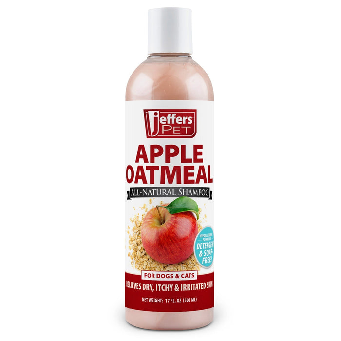Jeffers Apple Oatmeal All-Natural Hypoallergenic Shampoo for Pets