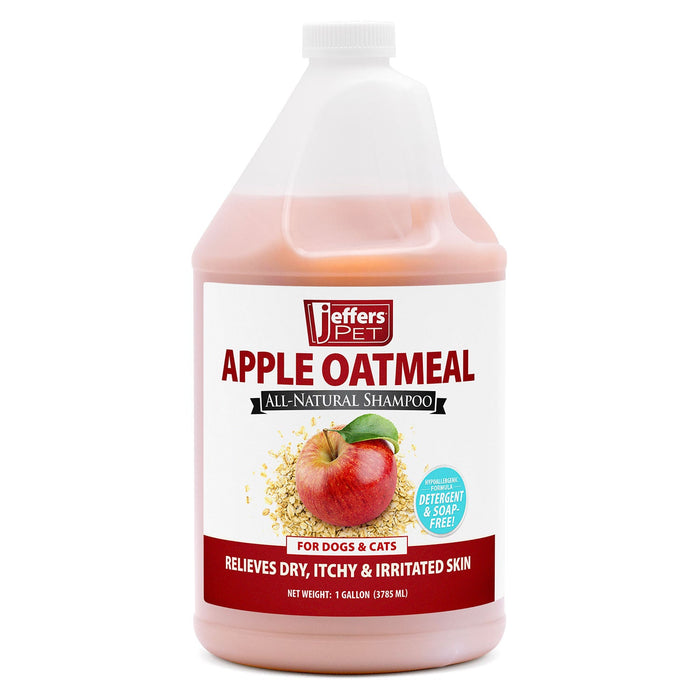 Jeffers Apple Oatmeal All-Natural Hypoallergenic Shampoo for Pets