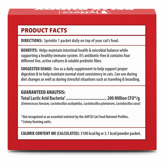Jeffers BELLY BUDDY Probiotic Supplement Packets for Cats