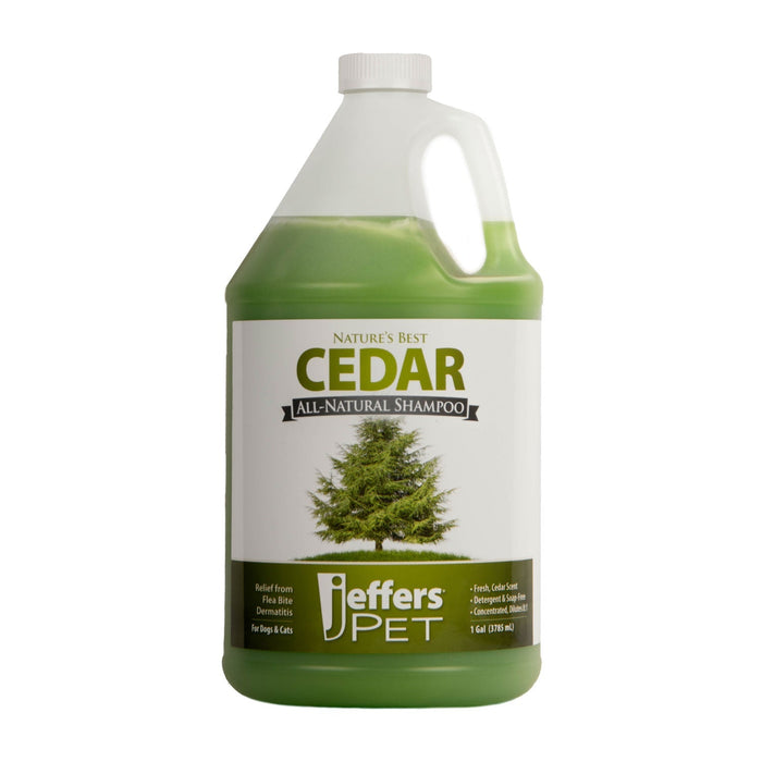 Jeffers Cedar All-Natural Flea Bite Relief Shampoo