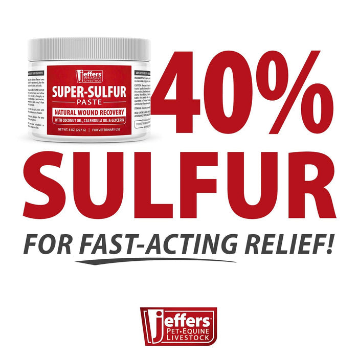 Jeffers Super-Sulfur Skin & Wound Healing Paste