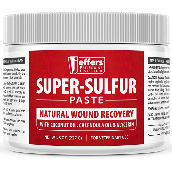 Jeffers Super-Sulfur Skin & Wound Healing Paste