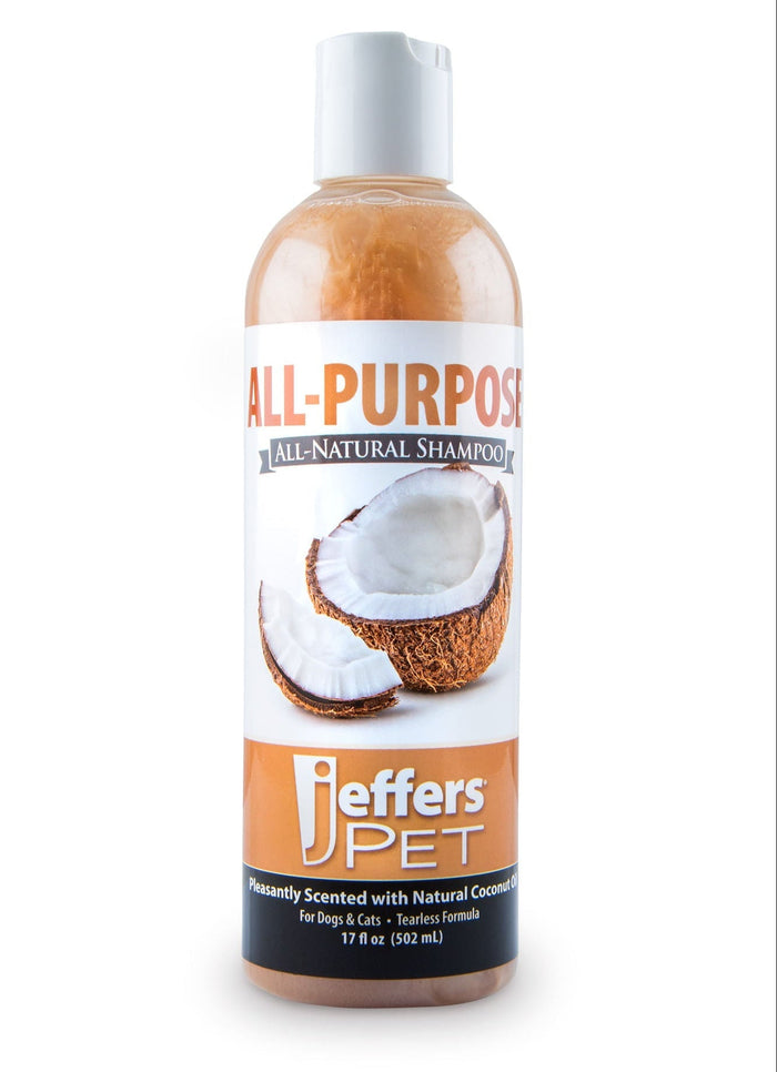 Jeffers Tearless All-Purpose All-Natural Coconut Oil Shampoo for Cats & Dogs
