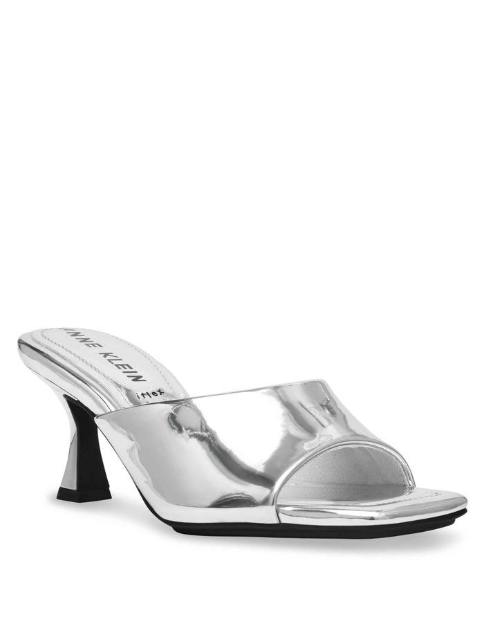 Anne Klein SILVER Jerilyn Heeled Mule
