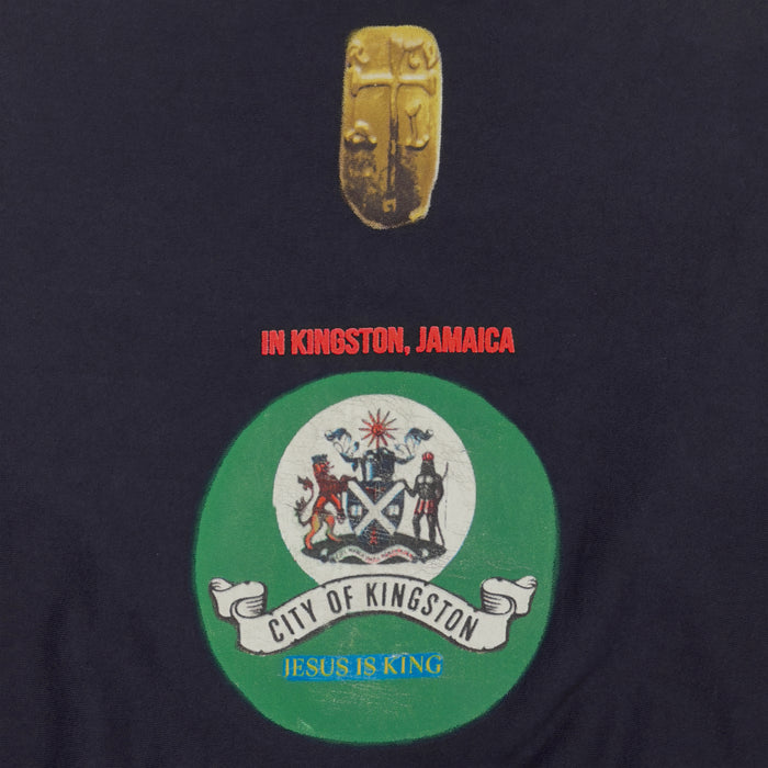Jesus Is King 2019 Jamaica Sunday Service Crewneck In Navy