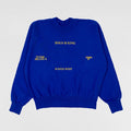 Jesus Is King 2019 Vinyl Crewneck in Blue