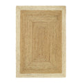 Jute Border Rug Natural White 1
