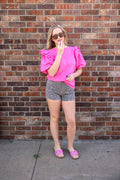 Kenzie 3" High Rise Shorts Cheetah
