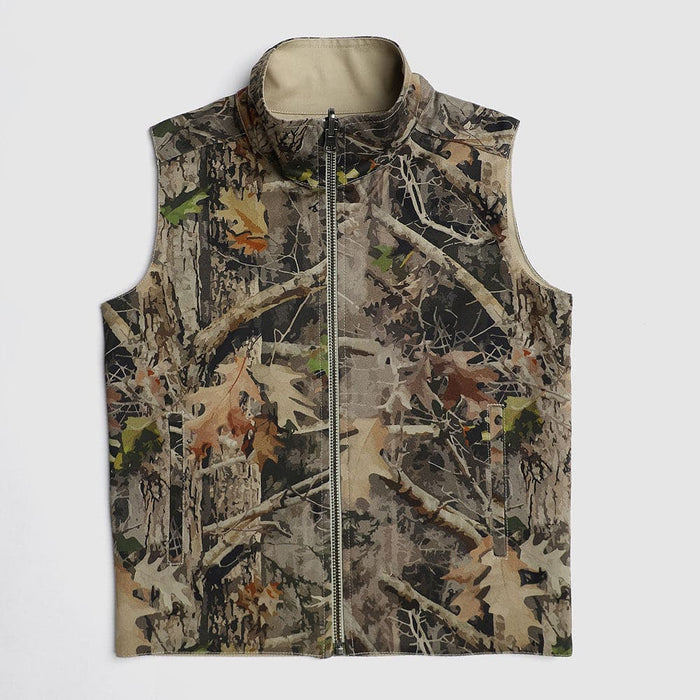 Khaki/Camo Reversible Vest