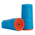 King Innovation 62110 DryConn Small Aqua/Orange Waterproof Wire Connectors (6-Pack)