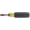 Klein Tools 32304 14-in-1 HVAC Adjustable-Length Impact Screwdriver with Flip Socket