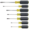 Klein Tools 85076 Screwdriver Set, Slotted and Phillips, 7-Piece