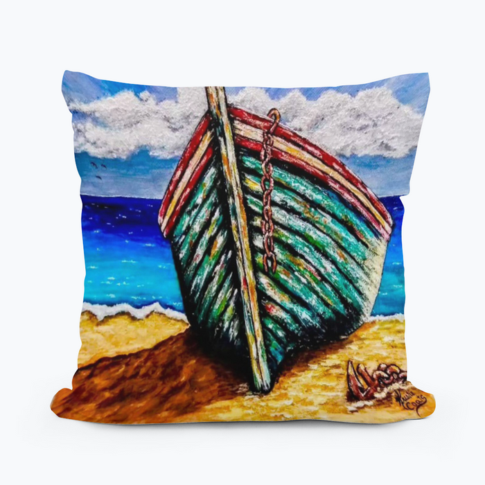 Kristie Shipwreck Square Pillow