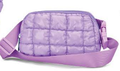 Lavender Puffer Belt Bag